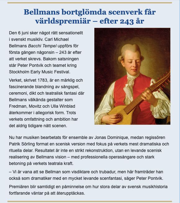 Från Magasinet Opus